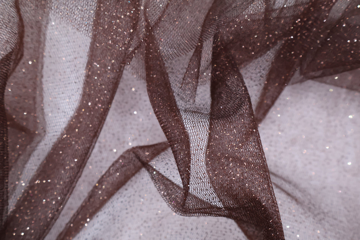 Brown Sparkle Tulle