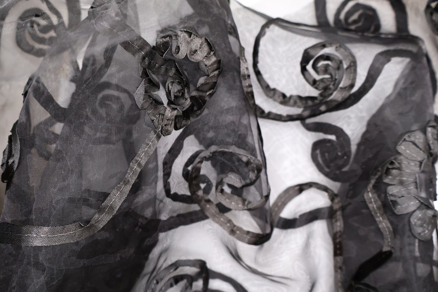Black Organza